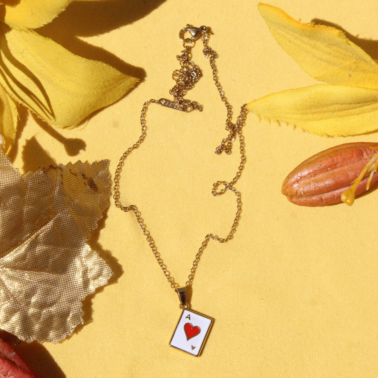 ACE OF HEARTS NECKLACE